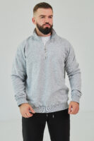 Чоловіча кофта на короткому замку з щільного трикотажу