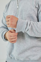 Чоловіча кофта на короткому замку з щільного трикотажу