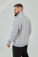 Чоловіча кофта на короткому замку з щільного трикотажу