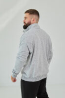 Чоловіча кофта на короткому замку з щільного трикотажу