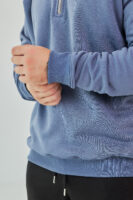 Чоловіча кофта на короткому замку з щільного трикотажу