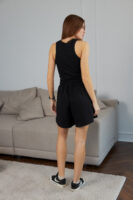 Жіноча майка з тонкої кашкорсе приталена базова