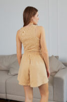 Жіноча майка з тонкої кашкорсе приталена базова